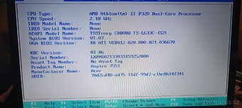 Obrovský 17,3" Acer Aspire 7551G 4GB RAM, RADEON - 3