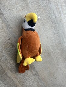 Pestrý plyšový papoušek , 33 cm - 3
