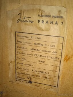 Sestava 7 ks nábytku, návrh J.Jiroutek, 1962, Československo - 3