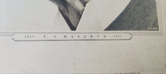 Obraz tisk T.G. Masaryk autor K.Plicka - 3
