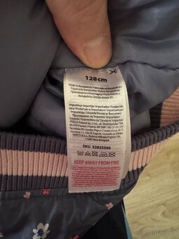 dívčí zimní bunda litle KIDS, vel. 128 - 3