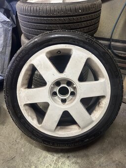 ALU kola R17 5x100 + nové letní Barum Bravuris 225/45/R17 - 3