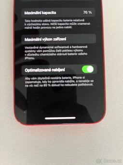 Iphone 12 mini, 256 GB red, hezký stav, cena k jednání - 3