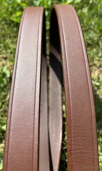 Třmenové řemeny hnědé se třmeny-komplet - 3