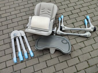 Jídelní židlička Kinderkraft Yummy grey - 3