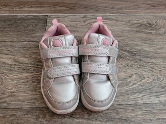 Dětské stříbrno-růžové polobotky, vel. 27 - 3
