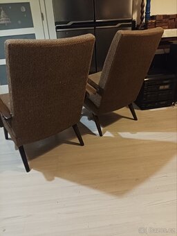 Křesla ,TON ,design .Šmidek ,STAV - 3