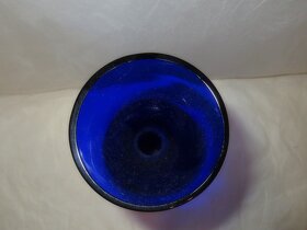 Modrá retro váza - 3