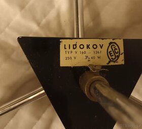 Starý skleněný Lustr zn.LIDOKOV - 3