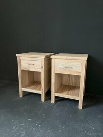 Noční stolek Klasik z dubového dřeva - 3
