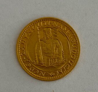 AU ZLATÁ MINCE Svatováclavský Dukát 1923 - 3