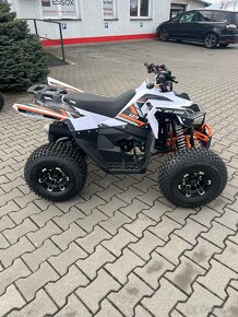 Dětská čtyřkolka FUN 125cc 3G8 - bílo oranžová - 3