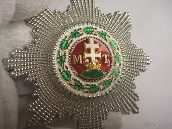 RU královský řád svatého Štěpána velkokříž hvězda FJI. - 3