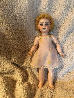 Rare Old Blue Baby, první forma Jumeau, průměr 1 1/27", cca - 3