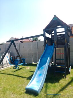 Dětské hřiště proléžečka klouzačka pískoviště houpačka domeč - 3