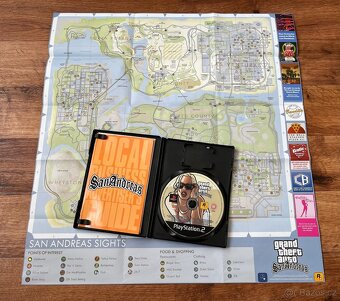 Hra Sony PS2: Grand Theft Auto: San Andreas (včetně mapy) - 3