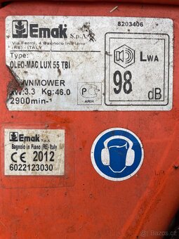 Benzinová sekačka profi s pojezdem - 3