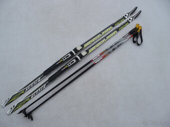 4. běžky FISCHER RCR Skate 152 cm + vazani Salomon SNS + Hol - 3