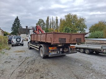 DAF 55 hákový nosič kontejnerů + hydraulická ruka FASSI F80A - 3