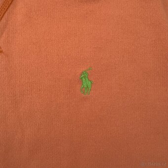 Ralph Lauren Polo oranžová mikina s kapucí - 3