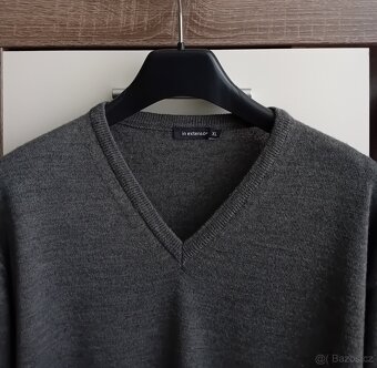 In Extenso pánský svetr vel. L/XL Merino vlna - 3