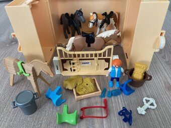 Playmobil - koňská sada v krabičce na klíček - 3