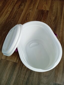 Koš na pleny Hippo bílý - 3