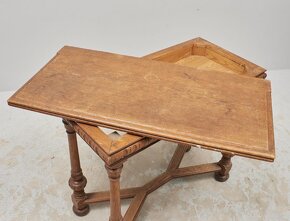 Stolek rozkladaci dub 1890-AKCE - 3