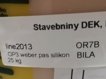 Omítka silikonová weberpas silikon, odstín OR7B, 25 kg - 3