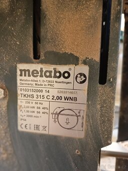 Stolní okružní pila Metabo, cirkulárka - 3