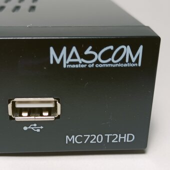 Mascom MC720 T2HD, Přijímač DVB-T2 - 3
