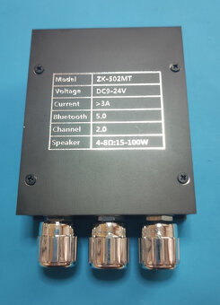 Korekční zesilovač - Bluetooth, Aux-In - 3