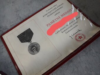 Pamětní medaile k 50.výročí založení KSČ - 3