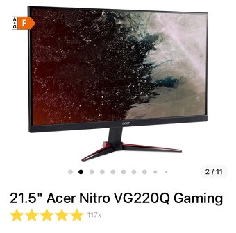 21.5 Acer Nitro VG220Q Gaming - 3