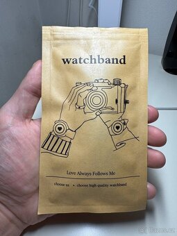 Kožený řemínek temně inkoustový 22mm - 3