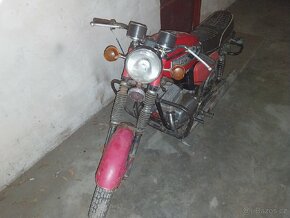 Jawa 350 634, stary madarsky TP so strihnutym rihom - 3