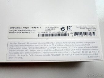 Apple Magic Trackpad 2 A1535, TOP stav - 3