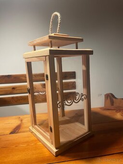 Dřevěná lucerna - 3