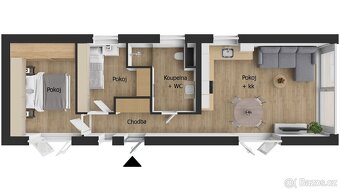 Prodej mobilheimu, 55 m2 - 3