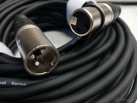 XLR mikrofonní kabel 15 m - 3