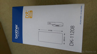 Nové samolepící štítky typ DK-11208 do tiskáren Brother - 3