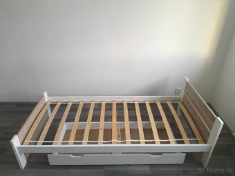 Postel 90x200 s úložným boxem pod postel - 3
