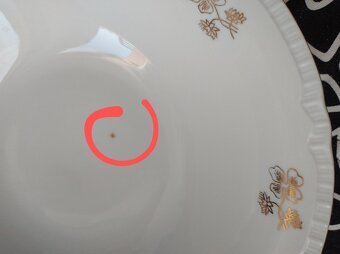 Mísa; porcelán; retro; - 3