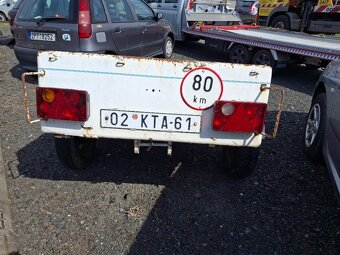 Přívěs za osobní automobil, nebržděný 450 kg. - 3