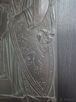 Mimořádná patriotická plaketa kov, od Konstantina buška. - 3