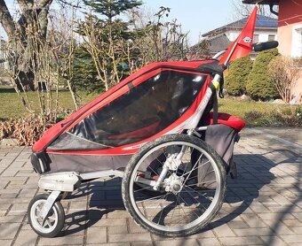 Kočárek za kolo a běžky chariot 4 v 1 +miminkovník - 3