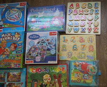 deskové hry, puzzle, vkládačky Trefl, Clementoni, Dino - 3
