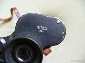 Stary velky dalekohled 7 x 50 Meopta s pouzdrem. - 3