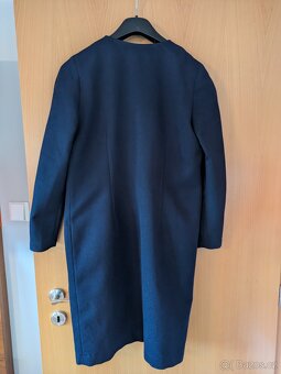 Letní tmavě modrý dámský kabát - 3