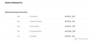 Sada inkoustů TBJ521Canon Pixma 5ks - 3